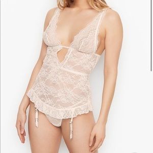 Victoria Secret Bridal Teddy XL